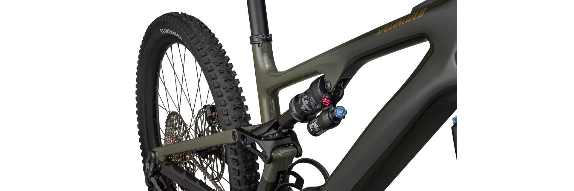 Specialized Cykel, Turbo Levo SL Expert Carbon, GLOSS DARK MOSS / OAK GREEN / HARVEST GOLD