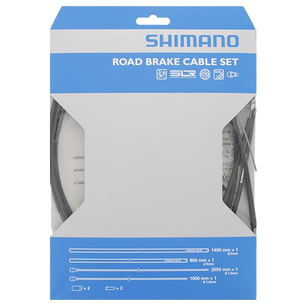 Shimano Bromsvajerset, Racer PTFE behandlade, Svart