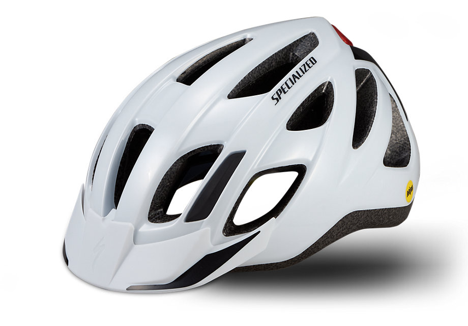 Specialized Hjälm, Centro LED MIPS, Gloss White