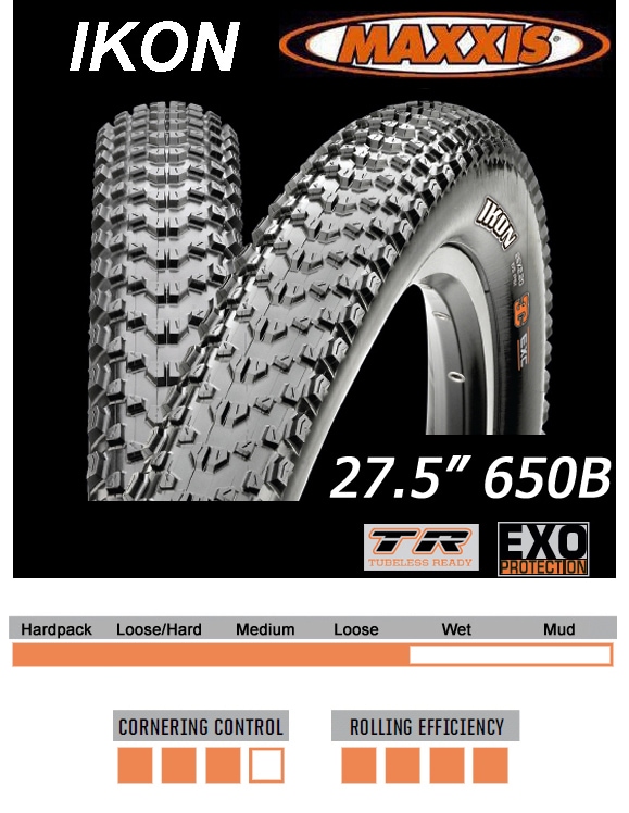 Maxxis Däck, Ikon EXO TR 3C, 27.5x2.3