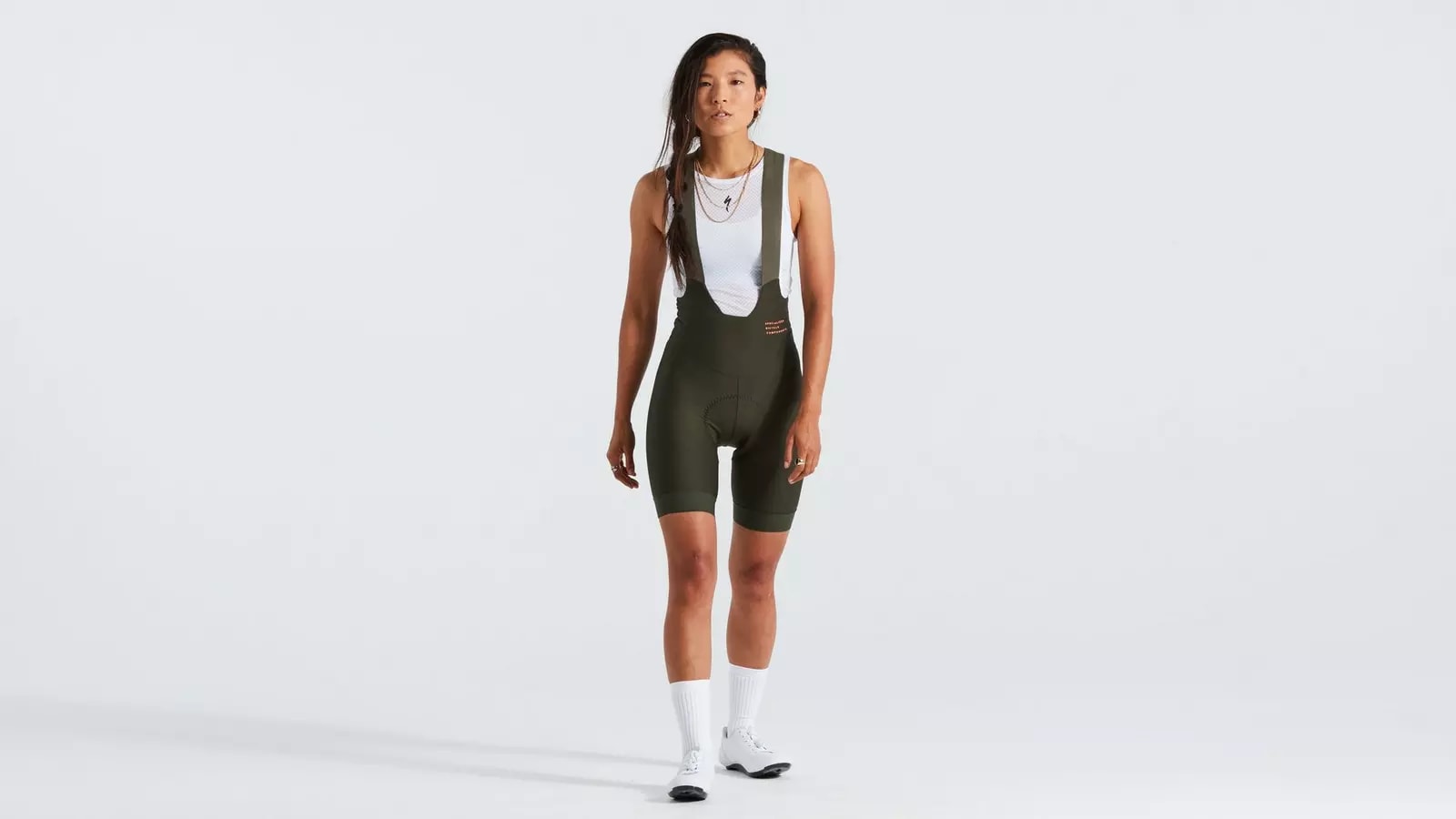 Specialized Byxa, Prime Bib Shorts Women, Dark Moss Green