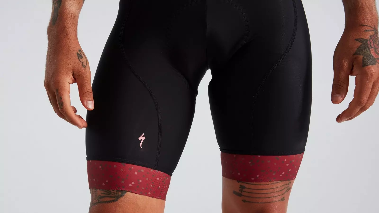 Specialized Byxa, RBX Logo Bib Shorts, Maroon