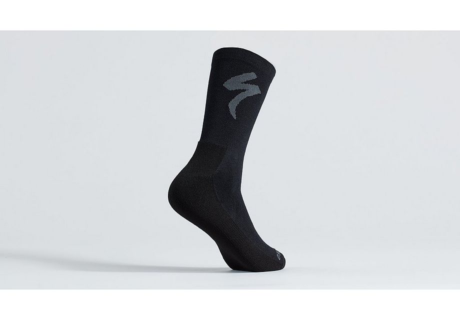 Specialized Socka, Primaloft® Lightweight Tall Logo, Black