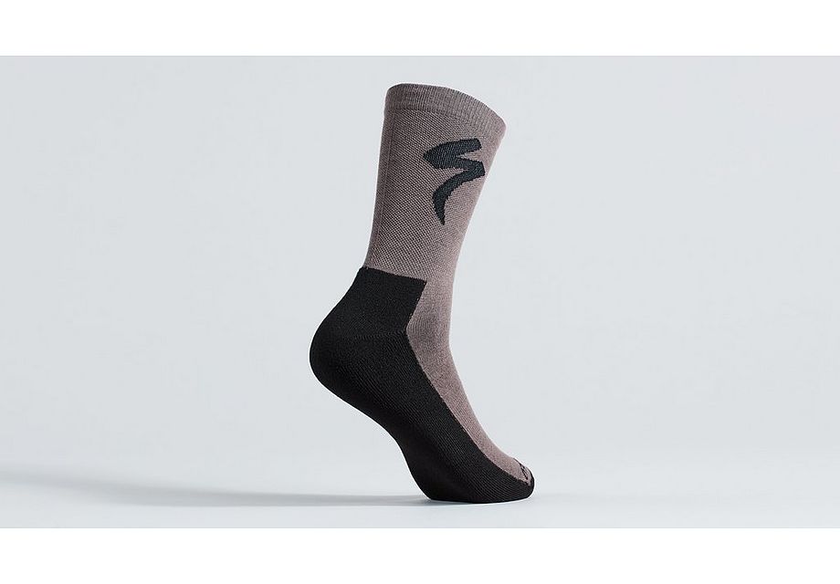 Specialized Socka, Primaloft® Lightweight Tall Logo, Gunmetal