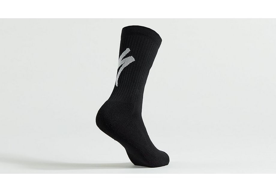 Specialized Socka, Techno MTB Tall Logo, Black/White
