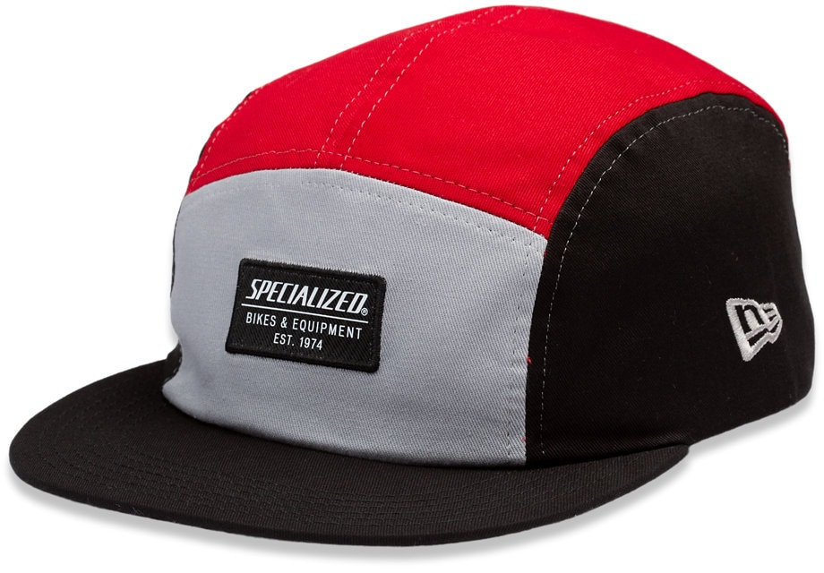 Specialized Keps, New Era 5-Panel Specialized Hat, Black/Red