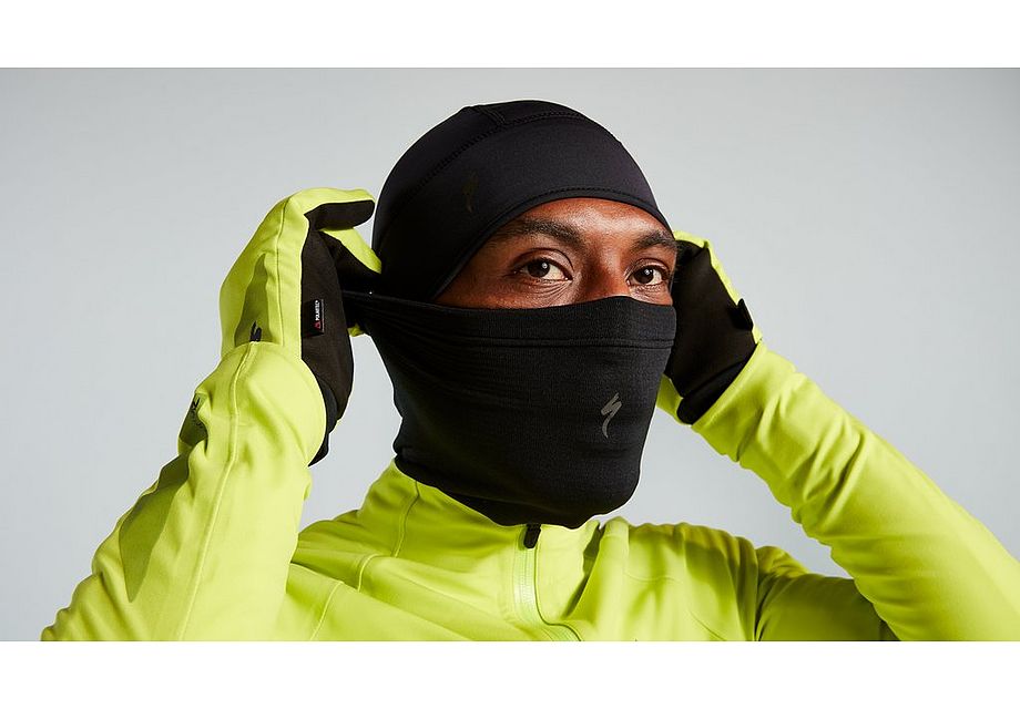 Specialized Halsdamask, Prime Power Grid Neck Gaiter, Black