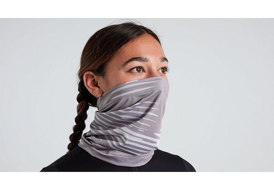 Specialized Halsdamask, Blur Neck Gaiter, Silver