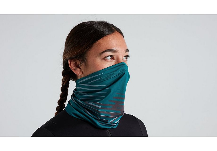 Specialized Halsdamask, Blur Neck Gaiter, Tropical Teal