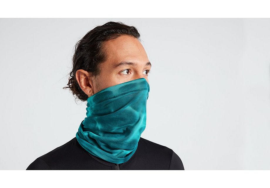 Specialized Halsdamask, drirelease® Garment Washed Merino Neck Gaiter, Tropical Teal