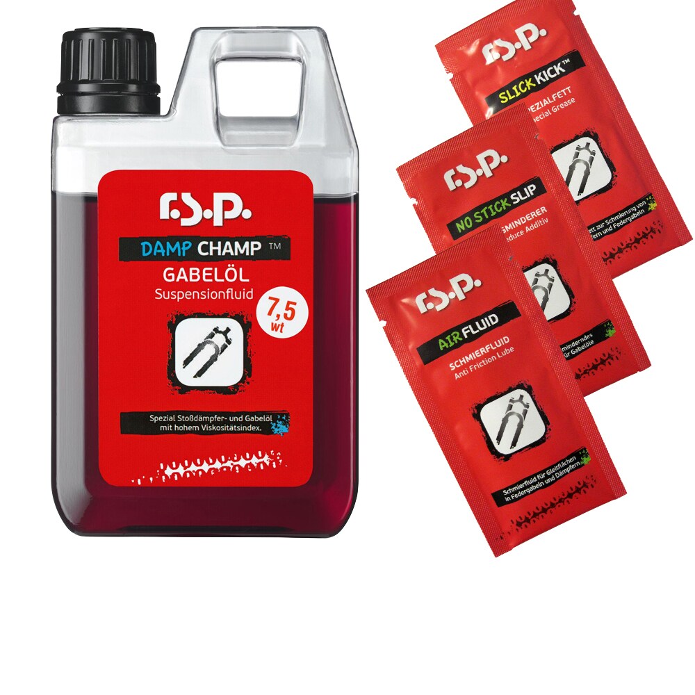 R.S.P. Dämparolja, Damp Champ Service KIT, 7.5wt