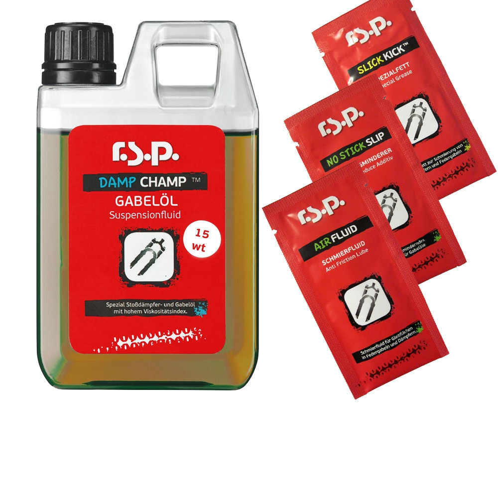 R.S.P. Dämparolja, Damp Champ Service KIT, 15wt