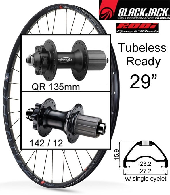 Black Jack Hjul, Rodi XC.23 29", SHIMANO/SRAM