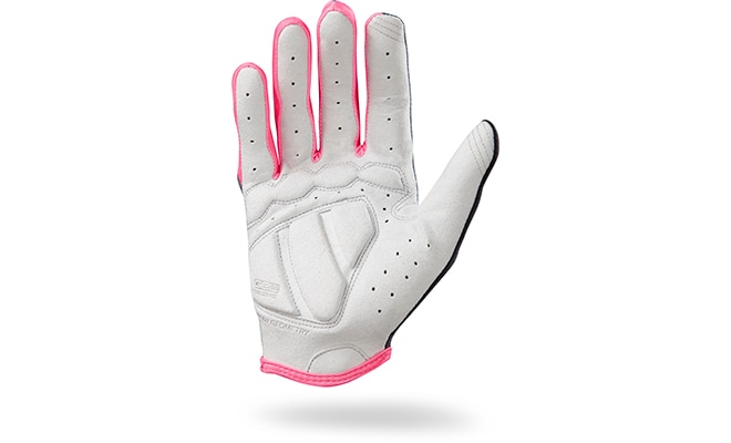 Specialized Handske, Womens Trident LF, Carbon Heather/Neon Pink