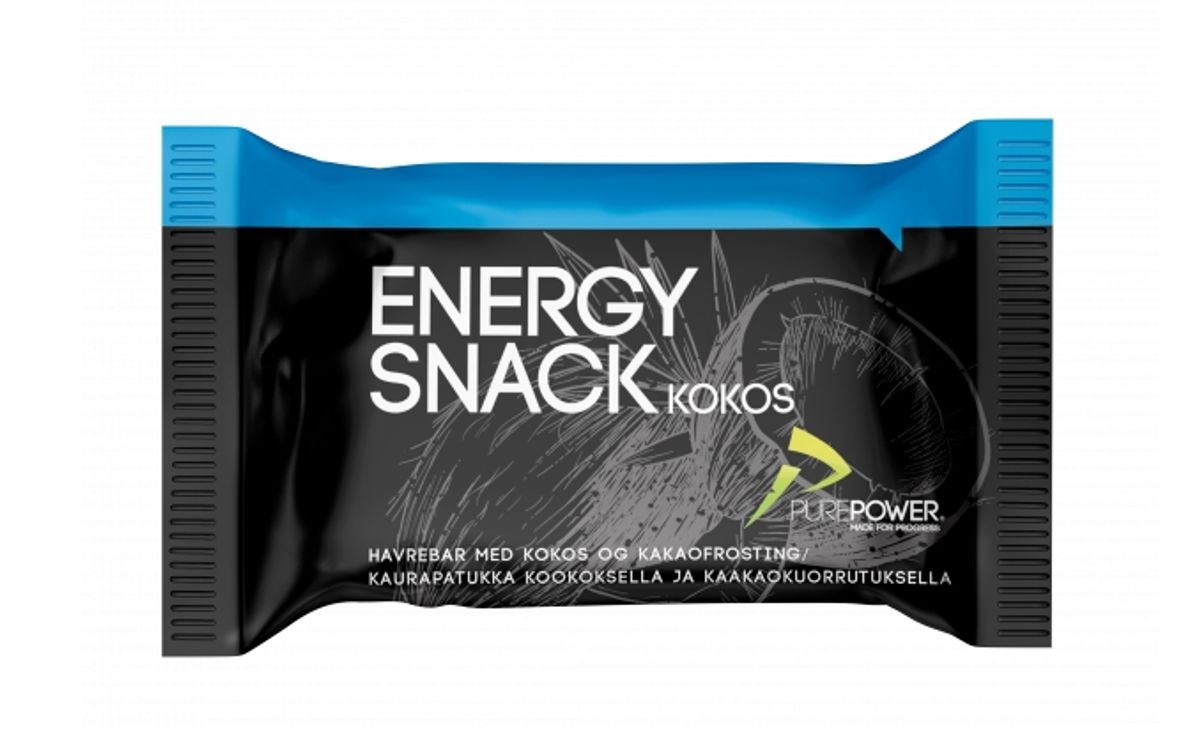 PurePower Bar, Energy Snack 60g, Diverse Smakalternativ