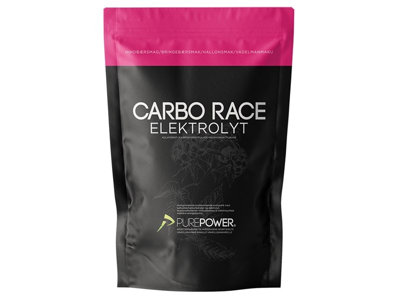 PurePower Sportdryck, Carbo Race Electrolyte 1kg, Diverse Smakalternativ