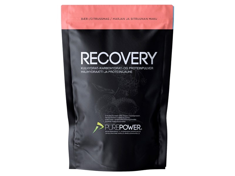 PurePower Återhämtningsdryck, Recovery 1kg, Diverse Smakalternativ