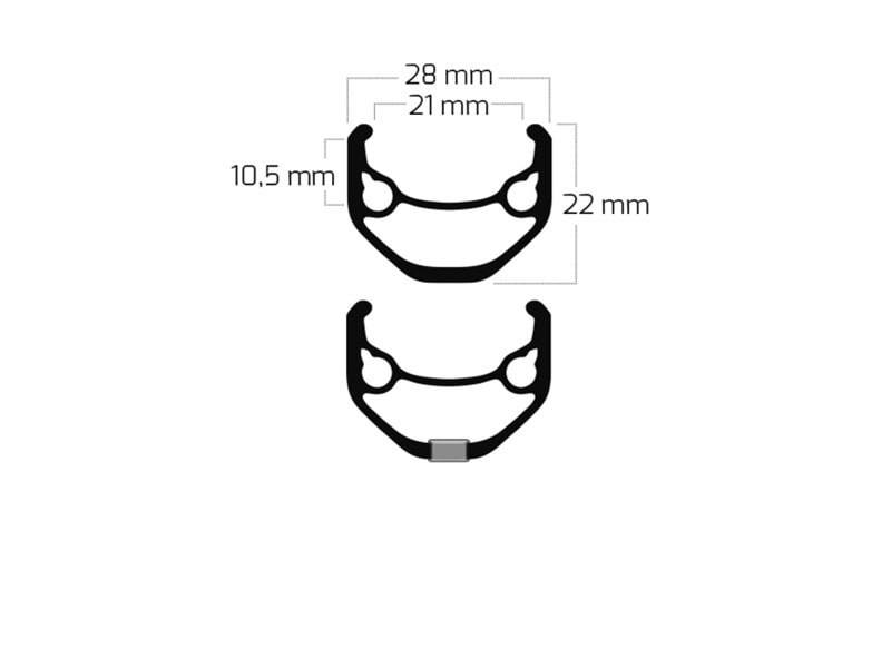 RYDE Fälg, ZAC 421 27,5"/650B (21x584), Svart