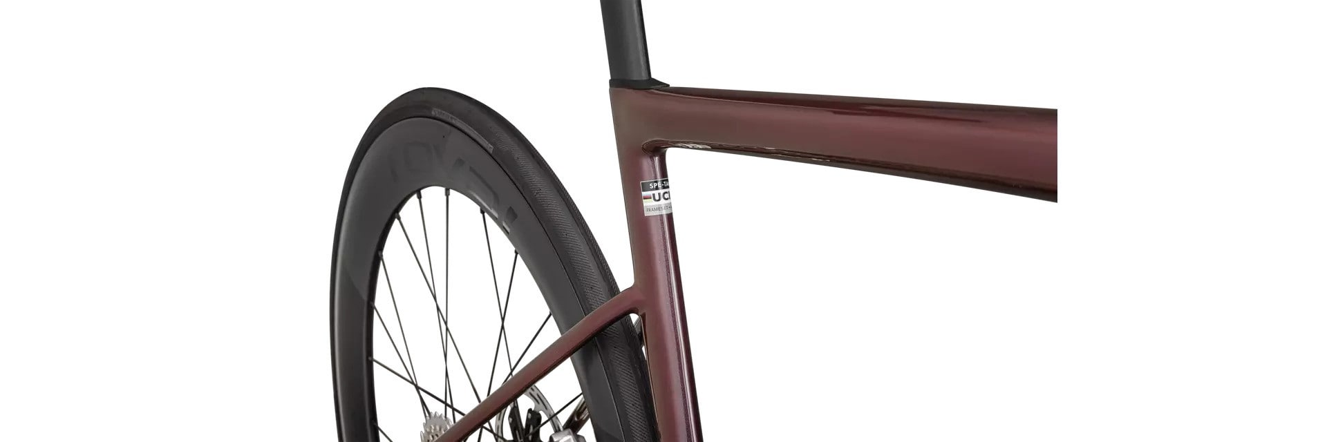 Specialized Cykel, Tarmac SL8 S-Works-SRAM RED AXS, Gloss Solidity/Red To Black Pearl/Metallic White Silver