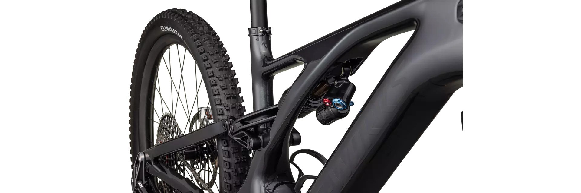 Specialized Cykel, S-Works Turbo Levo, GLOSS BLACK LIQUID METAL / SATIN BLACK CHROME FOIL