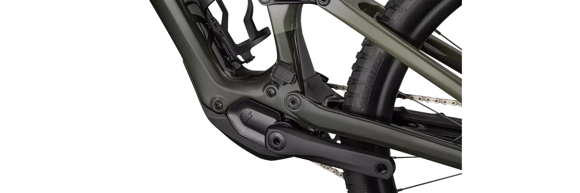 Specialized Cykel, Turbo Levo SL Expert Carbon, GLOSS DARK MOSS / OAK GREEN / HARVEST GOLD