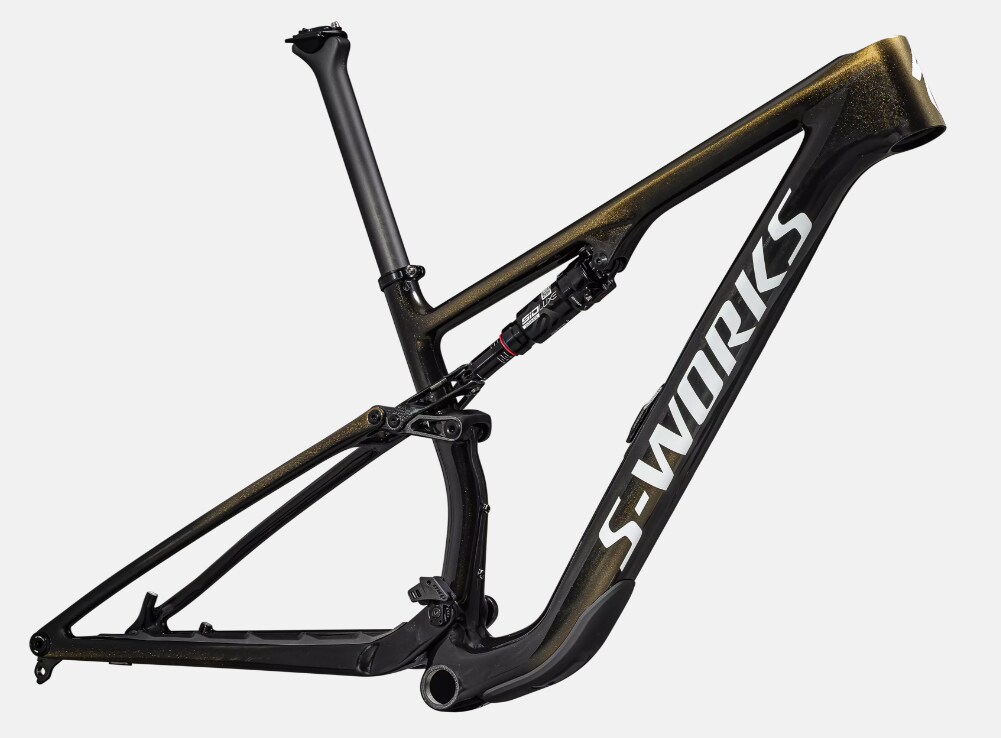 Specialized Ram, Epic 8 S-Works, Gloss Carbon Gold Pearl / Metallic White Silver