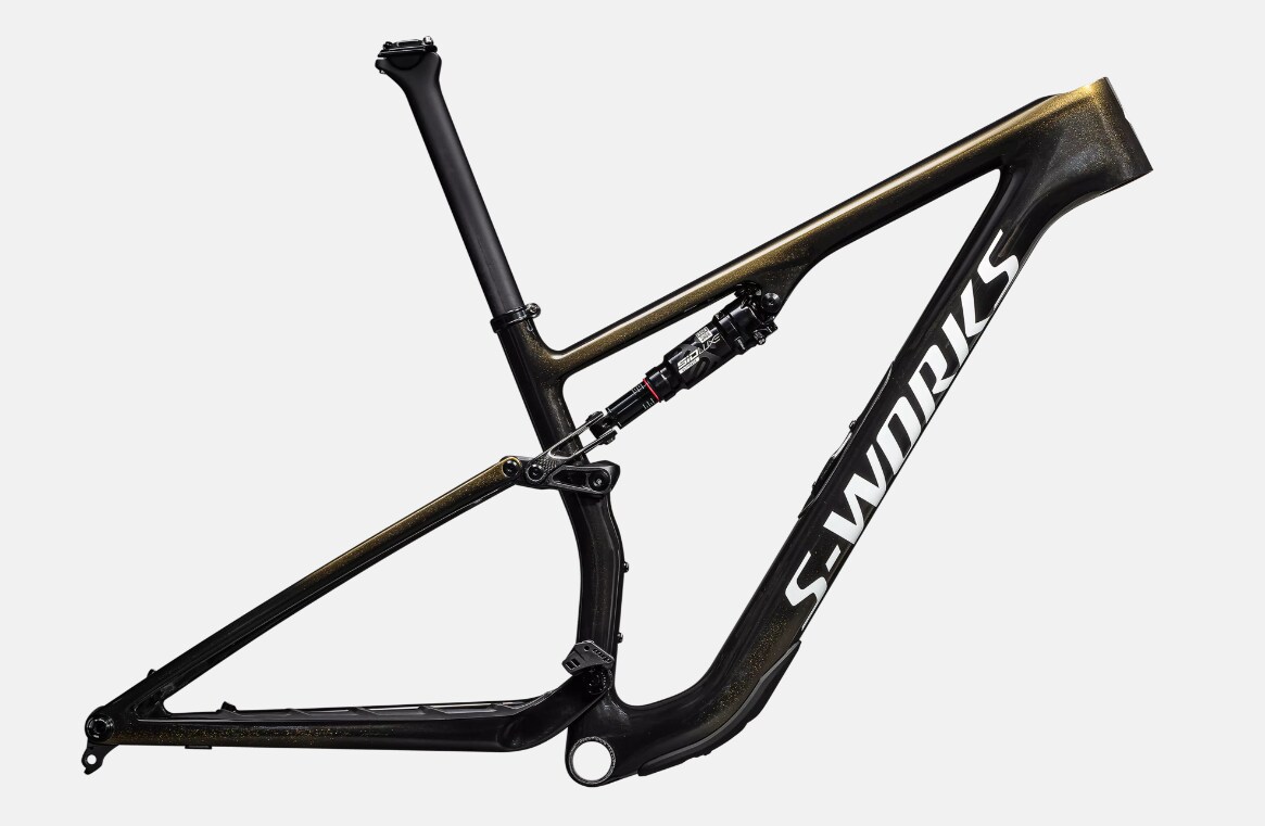 Specialized Ram, Epic 8 S-Works, Gloss Carbon Gold Pearl / Metallic White Silver