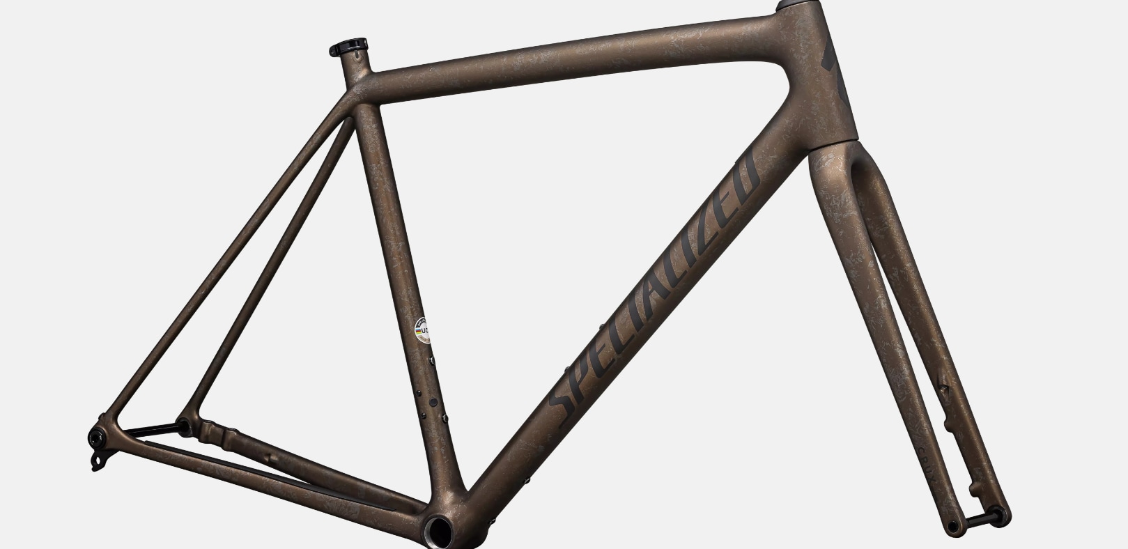 Specialized Ram, Crux 10r (PRO/EXPERT/COMP), Burnt Gold Metallic / Black Pearl Dry Impasto / Obsidian