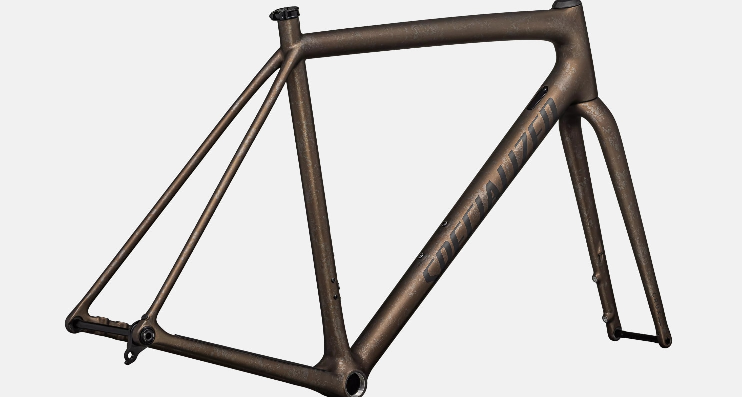 Specialized Ram, Crux 10r (PRO/EXPERT/COMP), Burnt Gold Metallic / Black Pearl Dry Impasto / Obsidian