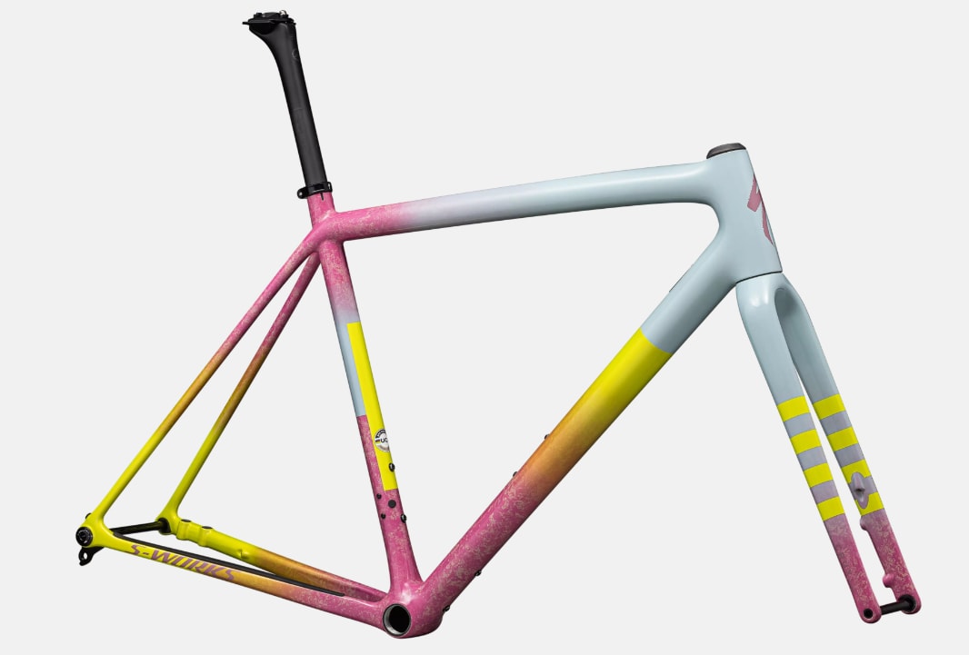 Specialized Ram, Crux S-Works, Gloss Sea Foam / Rebel Pink Dry Impasto / Ion Metallic / Cast Lilac