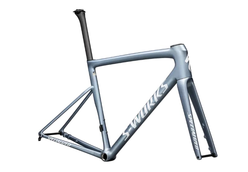 Specialized Ram, Tarmac SL8 S-Works, Gloss Glacial Metallic / Red To Gold Pearl / White