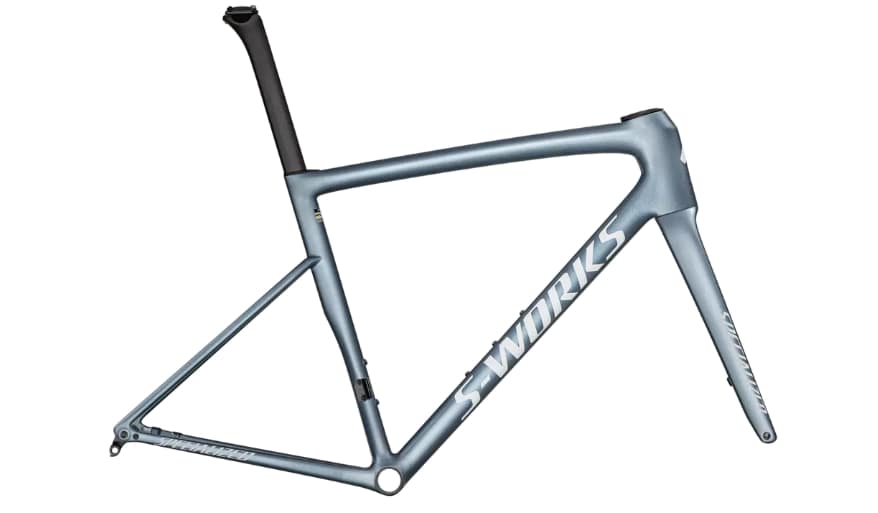 Specialized Ram, Tarmac SL8 S-Works, Gloss Glacial Metallic / Red To Gold Pearl / White