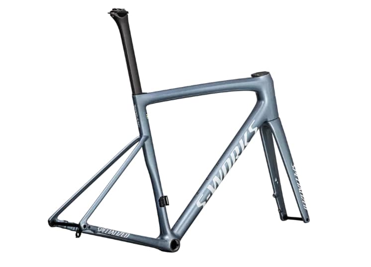Specialized Ram, Tarmac SL8 S-Works, Gloss Glacial Metallic / Red To Gold Pearl / White