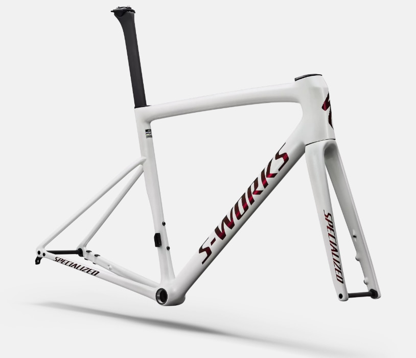 Specialized Ram, Tarmac SL8 S-Works,Gloss Metallic White Silver / Pearl / Black