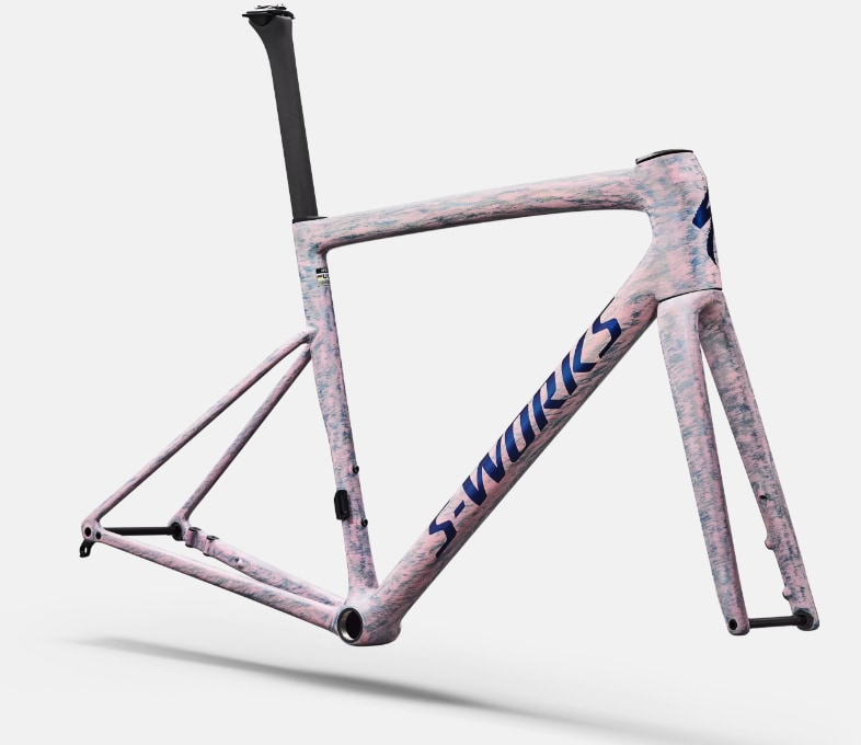 Specialized Ram, Tarmac SL8 S-Works, Gloss Dolomite Metallic / Directional Brush / Blue Majesty Metallic