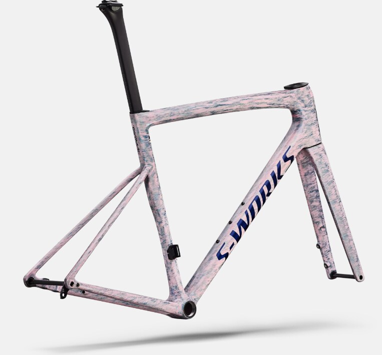 Specialized Ram, Tarmac SL8 S-Works, Gloss Dolomite Metallic / Directional Brush / Blue Majesty Metallic