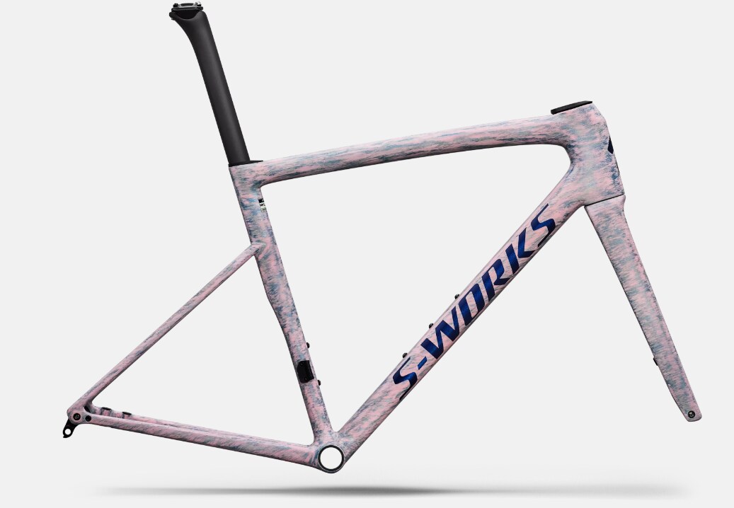 Specialized Ram, Tarmac SL8 S-Works, Gloss Dolomite Metallic / Directional Brush / Blue Majesty Metallic