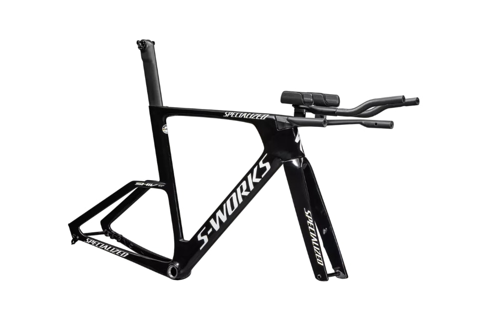 Specialized Ram, Shiv TT S-Works Module, Gloss Tarmac Black / Metallic White Silver