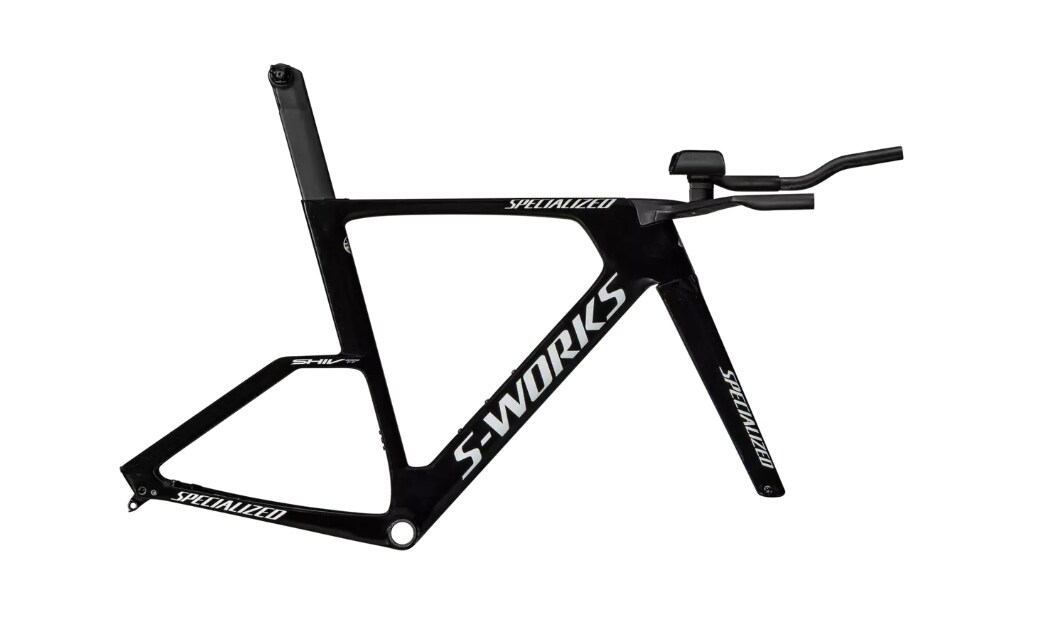 Specialized Ram, Shiv TT S-Works Module, Gloss Tarmac Black / Metallic White Silver