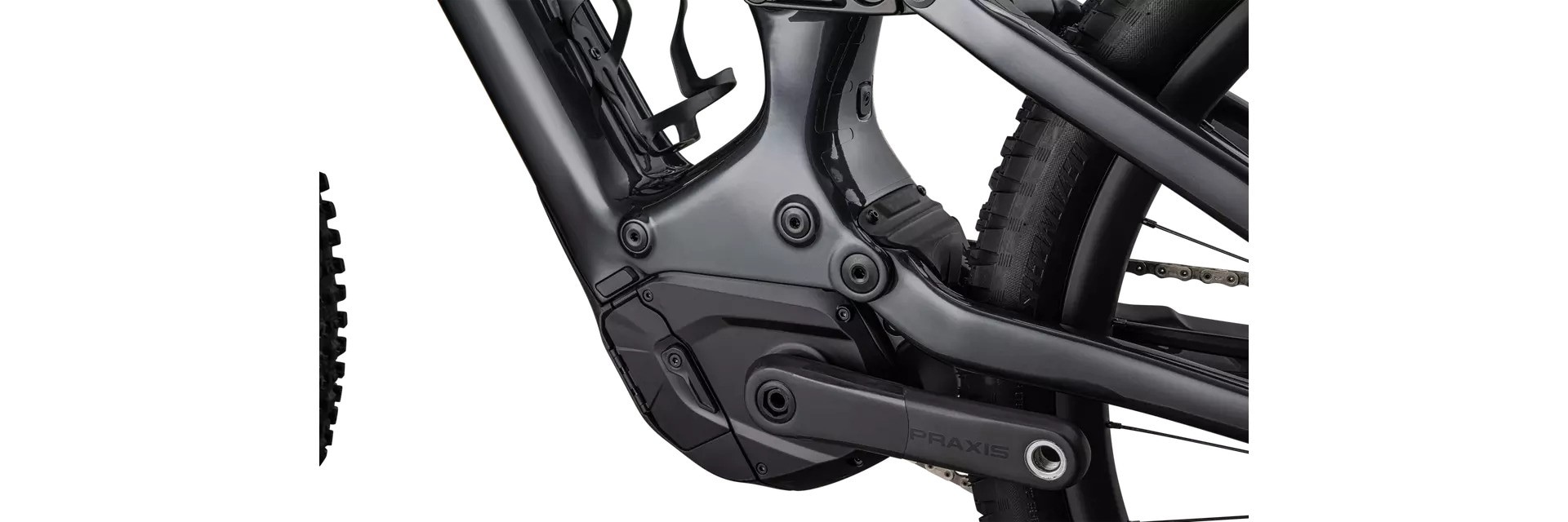 Specialized Cykel, S-Works Turbo Levo, GLOSS BLACK LIQUID METAL / SATIN BLACK CHROME FOIL