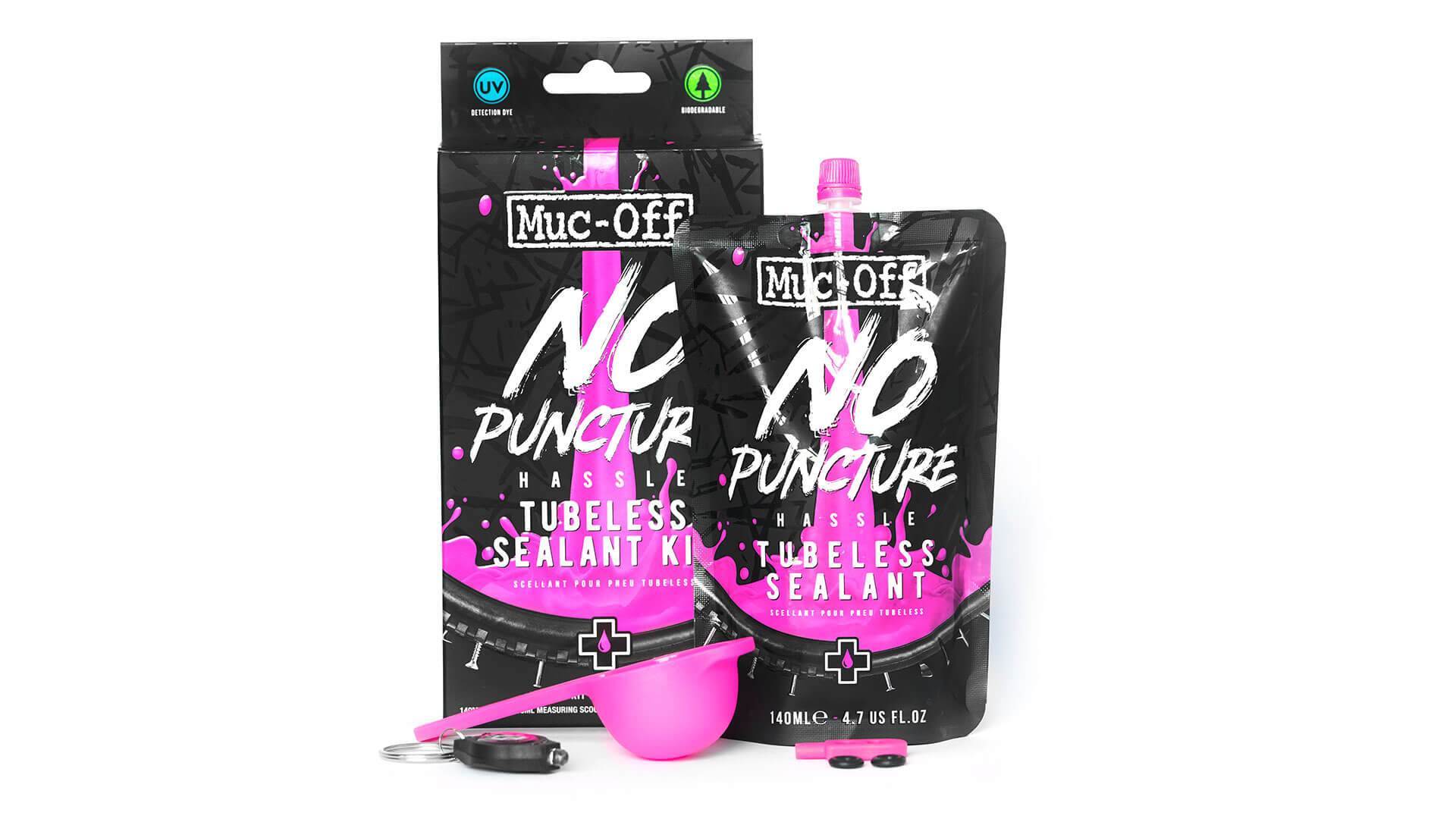 Muc-Off Tätningsmedel, No Puncture Hassle Tubeless Sealant Kit