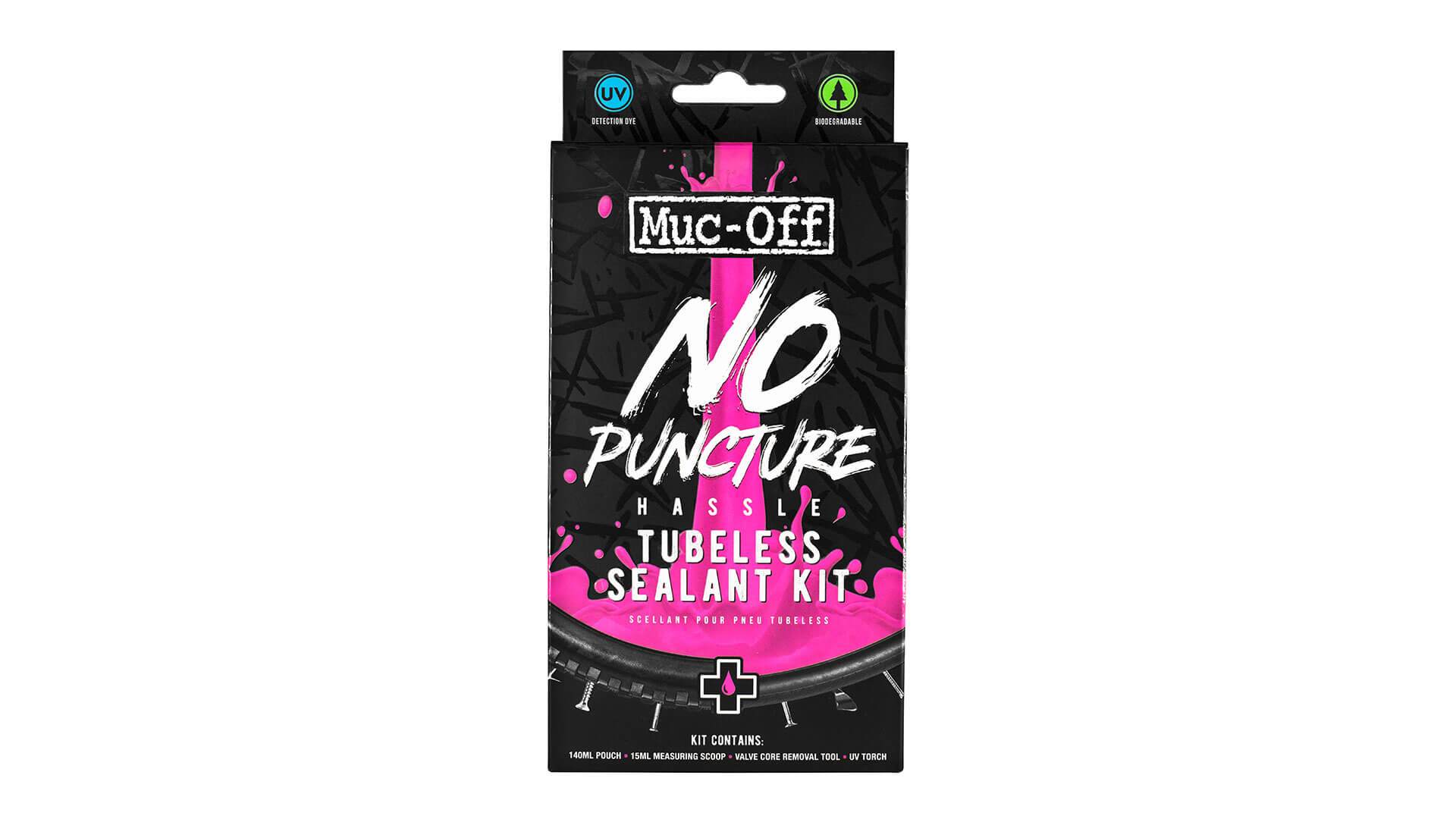 Muc-Off Tätningsmedel, No Puncture Hassle Tubeless Sealant Kit