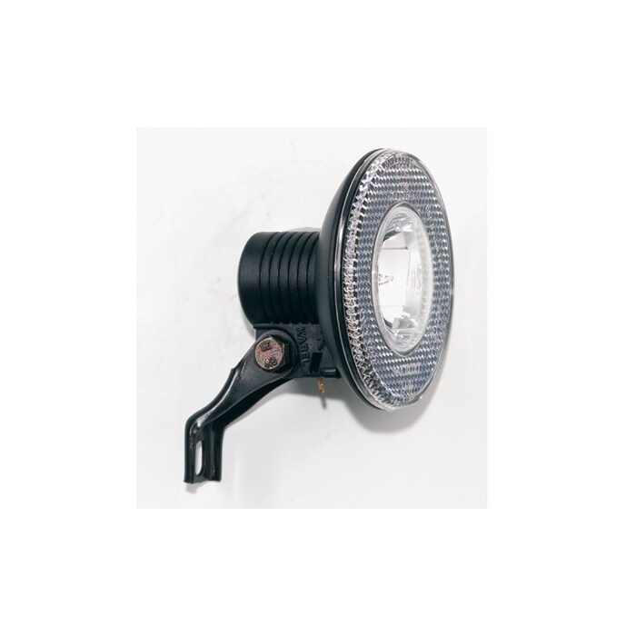 B&M Framlampa, LUMOTEC HALOGEN 17 LUX, Black