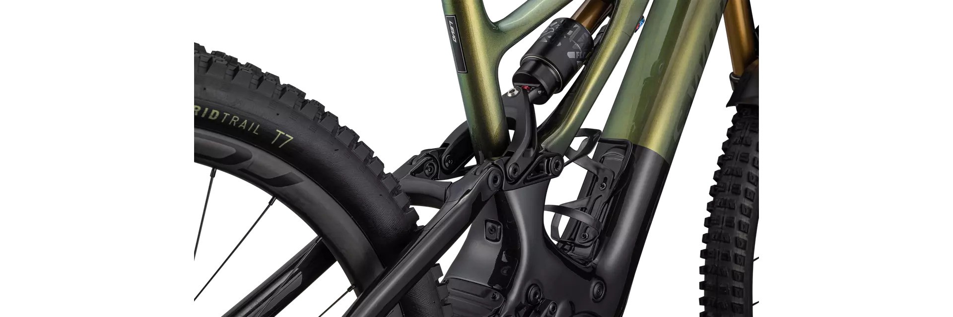 Specialized Cykel, S-Works Turbo Levo, GLOSS GOLD PEARL OVER CARBON / CARBON / GOLD PEARL OVER CARBON
