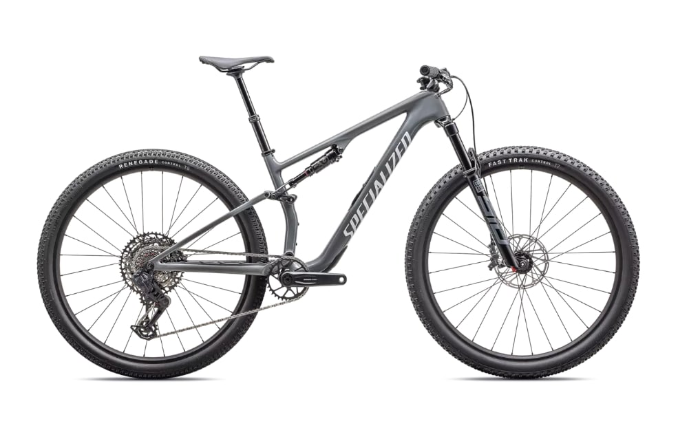 Specialized Cykel, Epic 8 Comp AXS, Gloss Ashen Gray / White