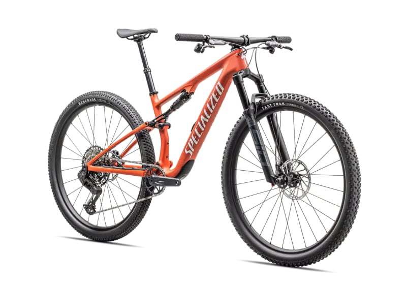 Specialized Cykel, Epic 8 Comp AXS, Satin Deep Orange / White