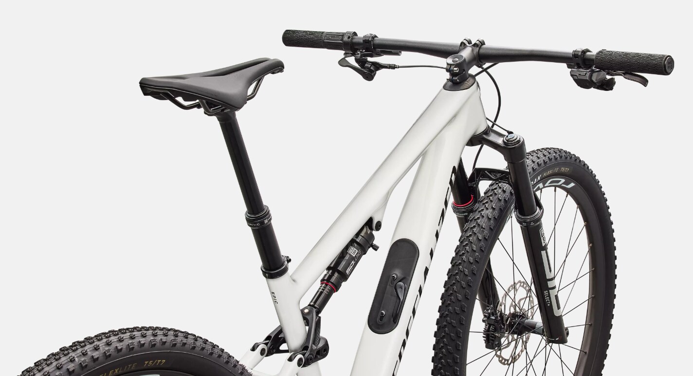 Specialized Cykel, Epic 8 Expert Di2, Gloss Dolomite Metallic / Obsidian