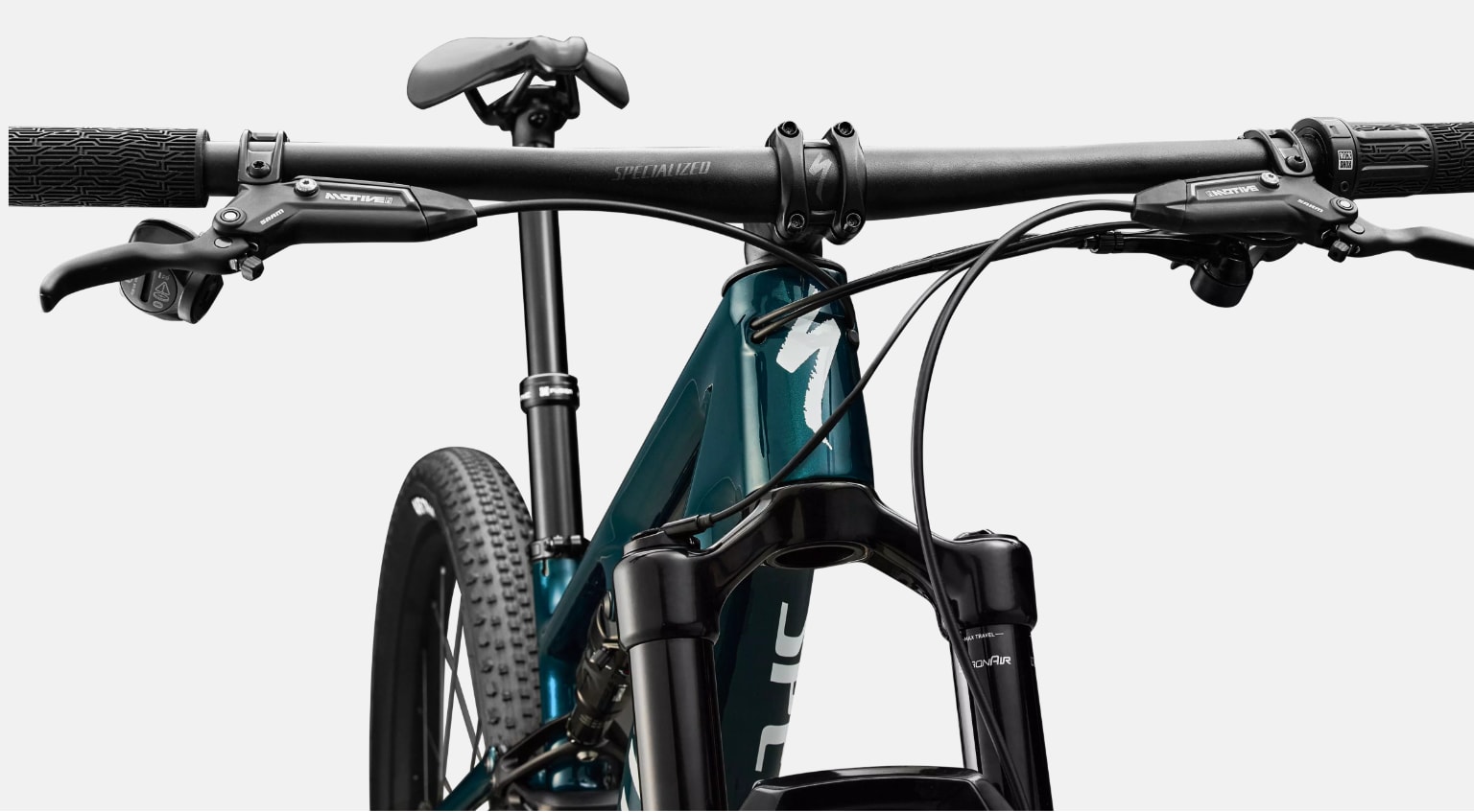 Specialized Cykel, Epic 8 Comp AXS-1000, Gloss Emerald Metallic / White