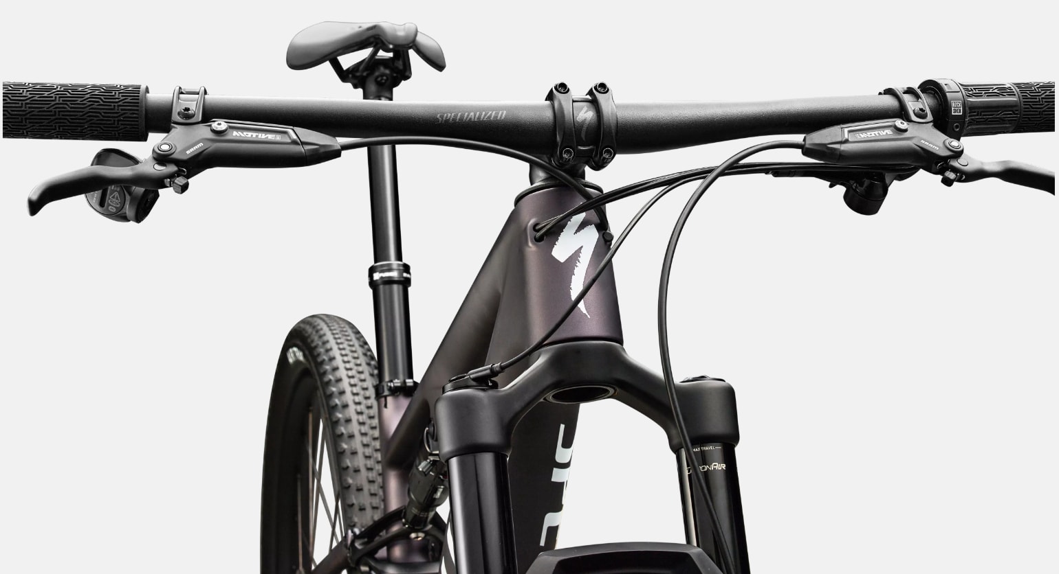 Specialized Cykel, Epic 8 Comp AXS-1000, Satin Nebula Metallic / White