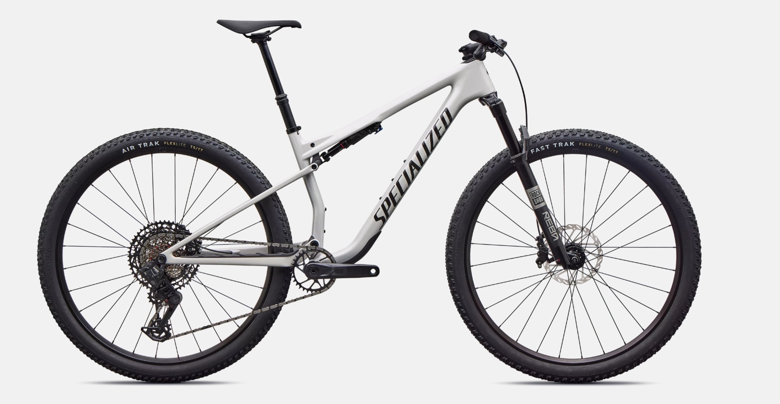 Specialized Cykel, Epic 9 Sport AXS, Gloss Dolomite Metallic / Metallic Obsidian